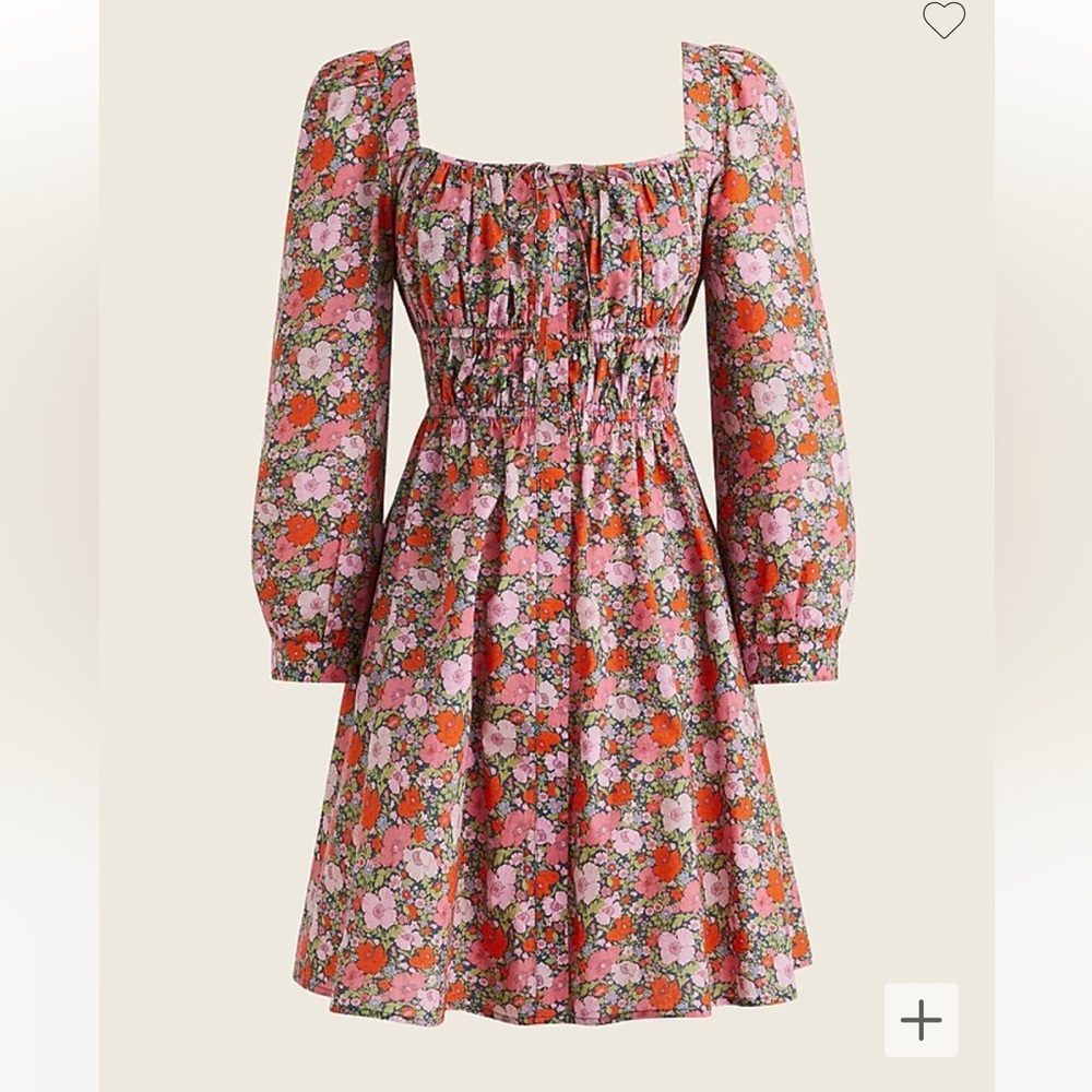 J. Crew Liberty cinched-waist dress sz 10